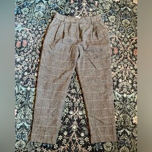 Plaid boutique trouser